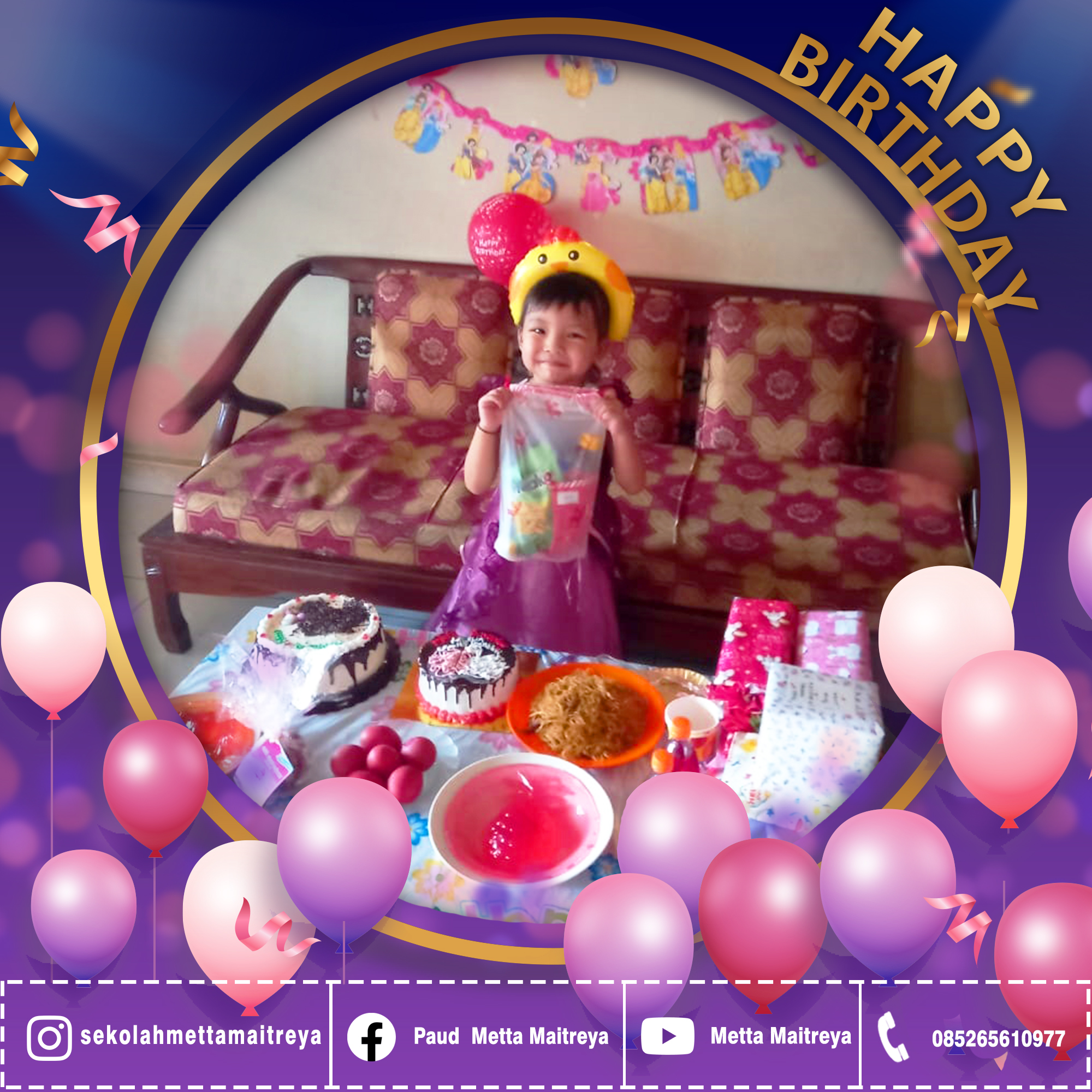 Virtual Birthday Celebration II (Part I) | PAUD METTA MAITREYA